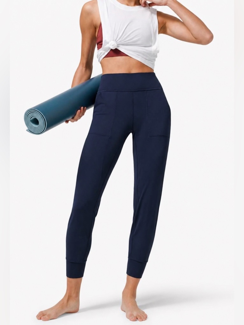 ✨ Lululemon Align‎ Jogger Navy Blue Size 6 High Rise Athleisure ✨